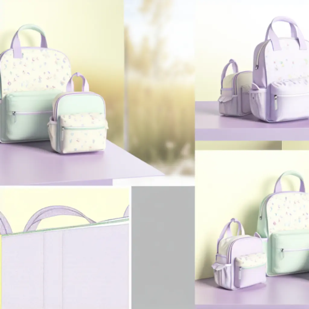 Pastelowy plecaczek i torba dla dziecka
