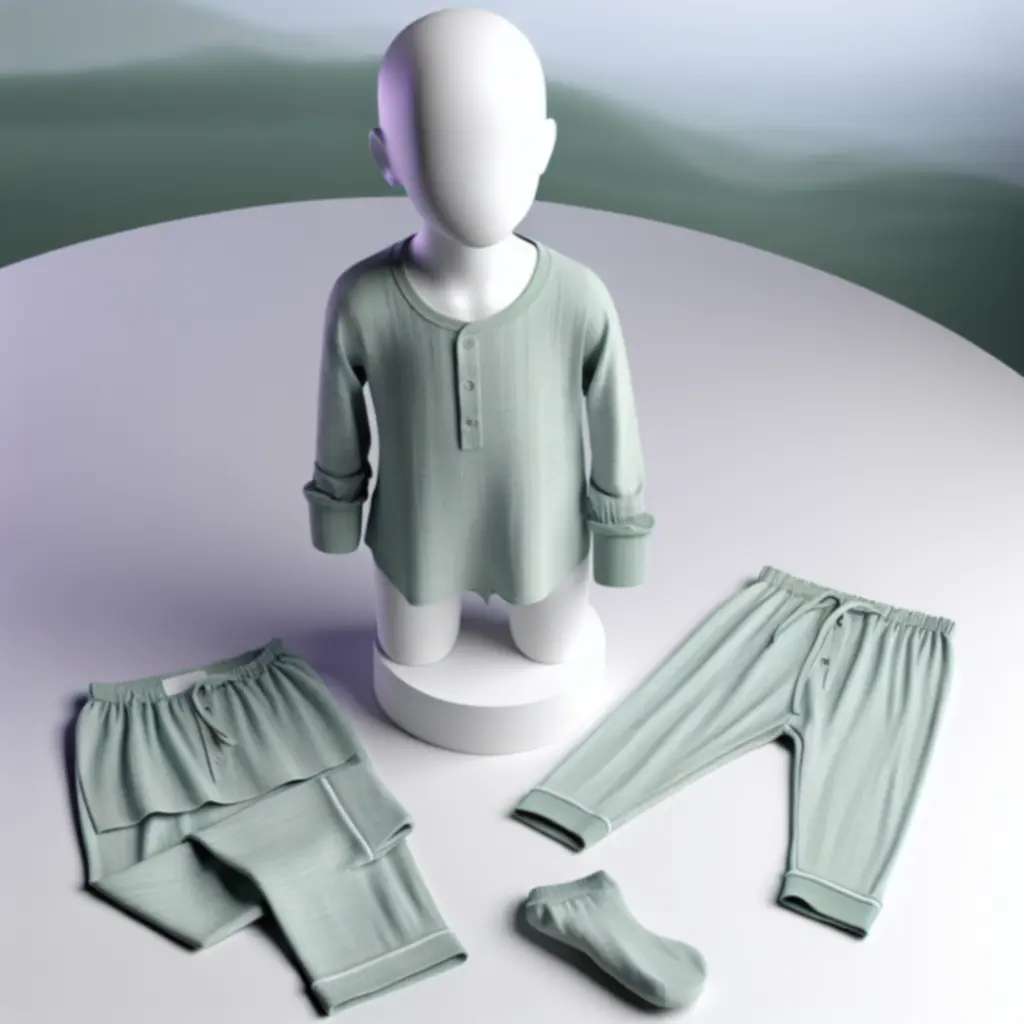 Miękka piżama bambusowa dla dziecka