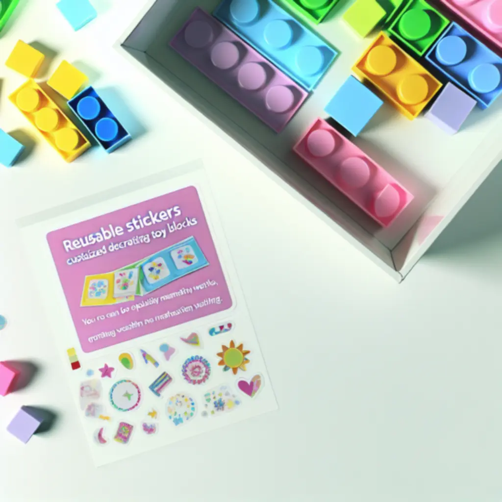 Naklejki i dekoracje do personalizacji klocków